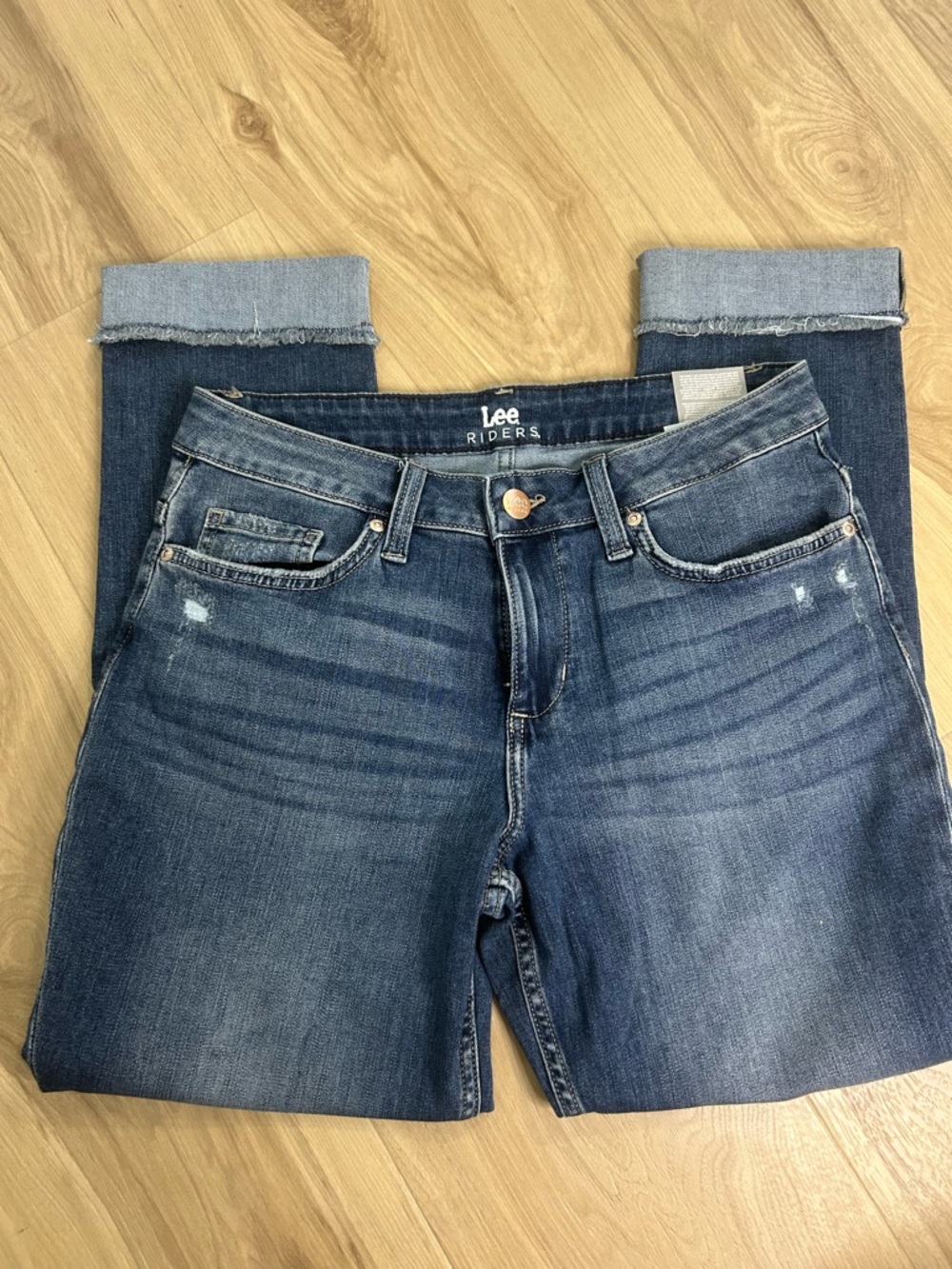 Lee Riders Indigo Straight-Leg Women's Jeans - Blue - Picture 2 of 4